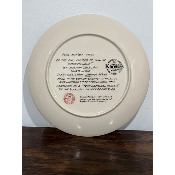 Lot of 5 Norman Rockwell Knowles Collector Plates Limited Editions - Picture 6 of 10